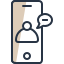 Digital marketing mobile icon