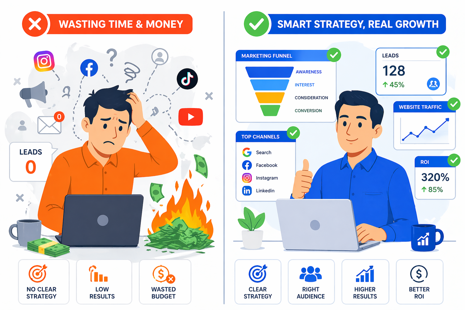 Why Digital Marketing Fails: 10 Costly Mistakes Businesses Make in 2026